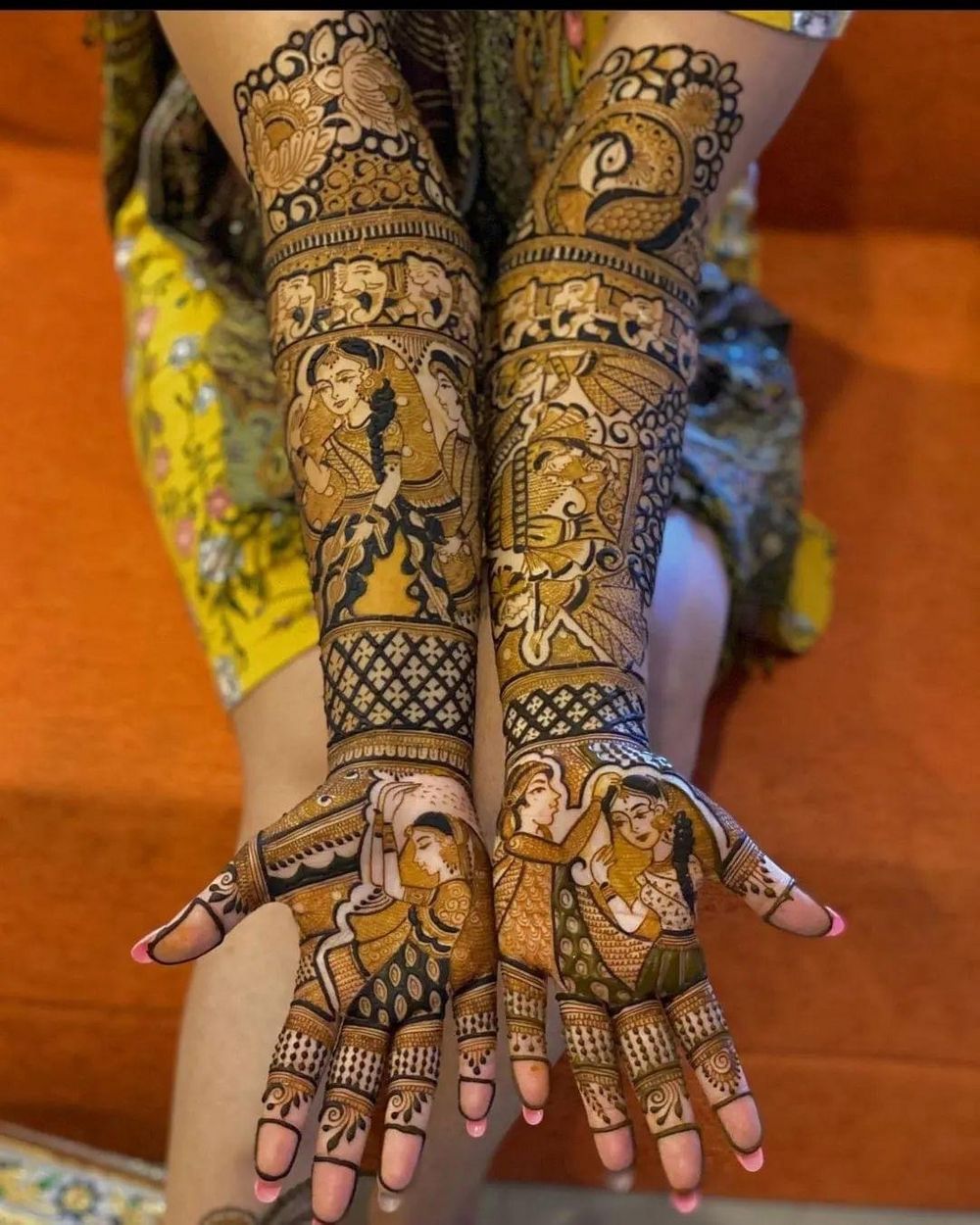 Photo From Engagement Mehandi - By Krishna Mehandi Art
