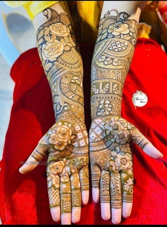 Photo From Engagement Mehandi - By Krishna Mehandi Art