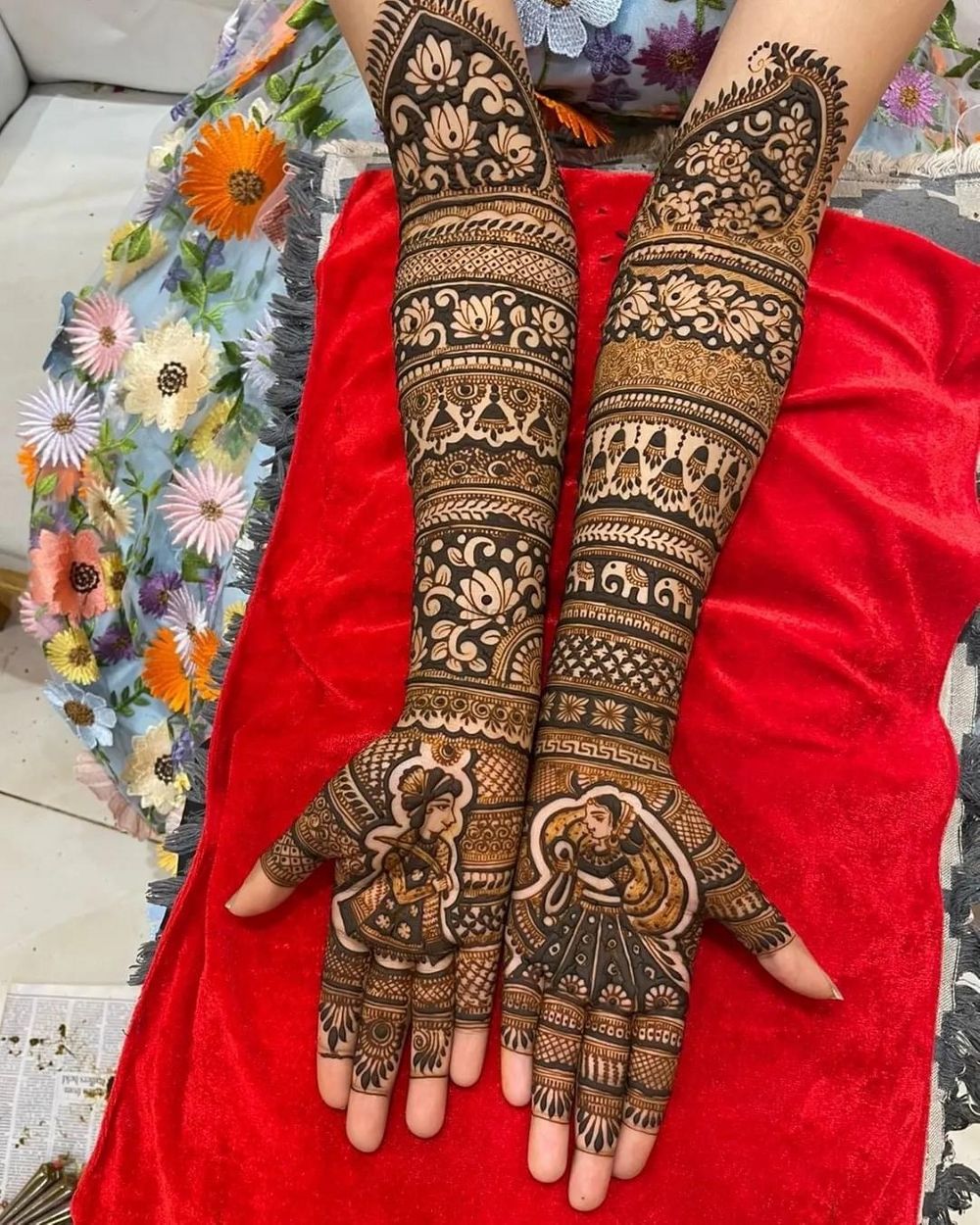 Photo From Engagement Mehandi - By Krishna Mehandi Art