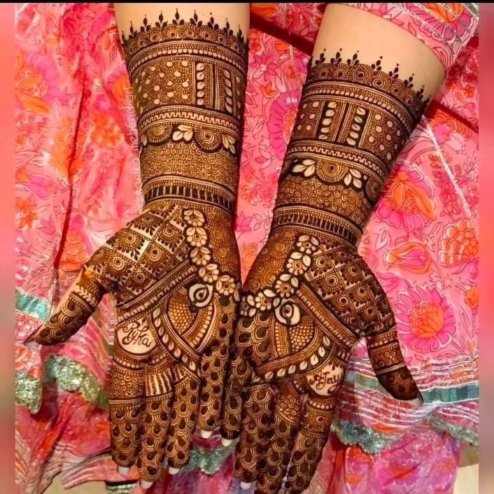 Photo From Engagement Mehandi - By Krishna Mehandi Art