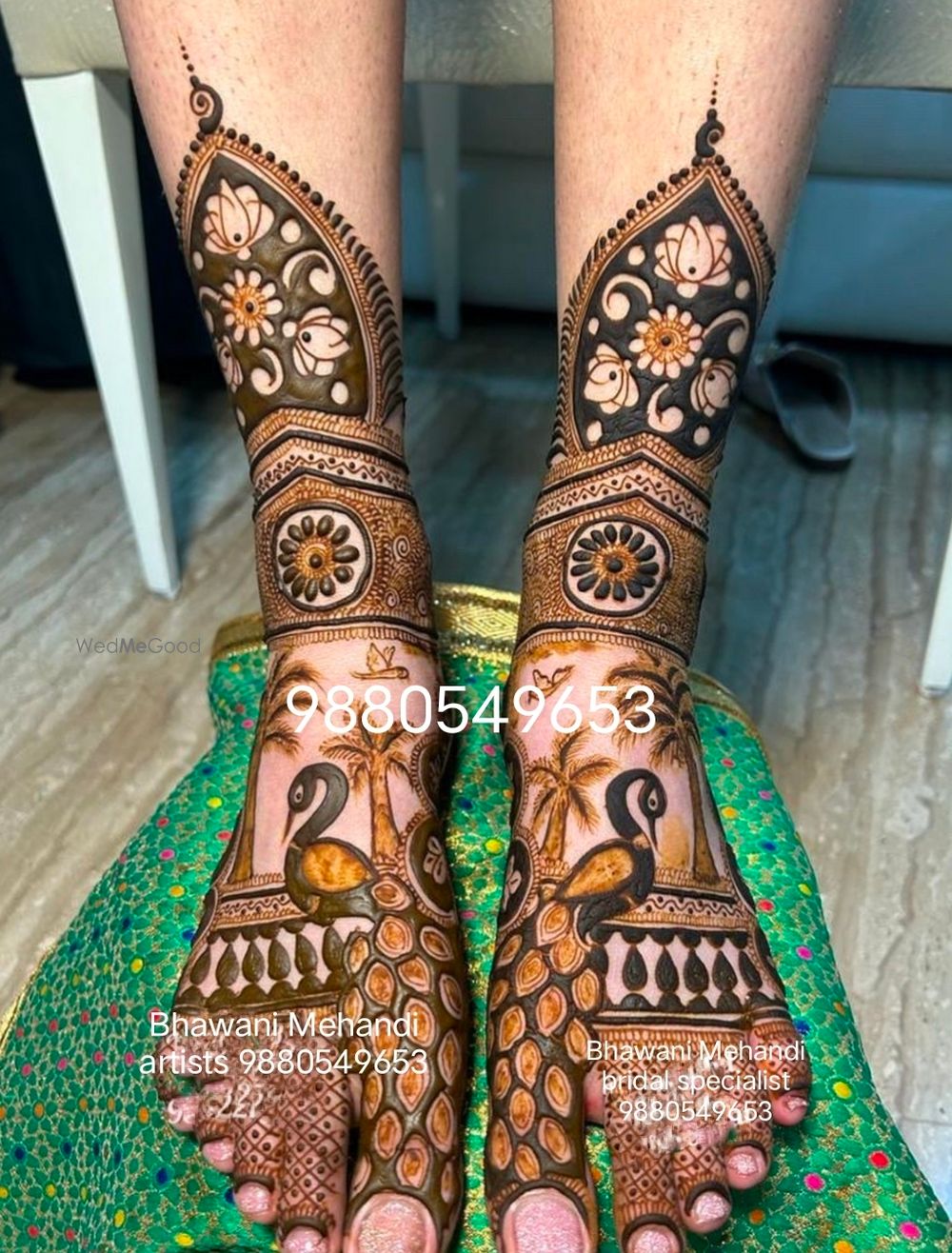 Photo From Bridal leg Design - By Bhawani Mehendi Artists