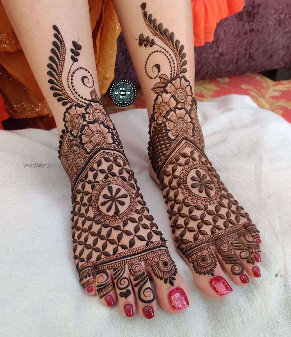 Photo From Leg Mehandi Design - By Balaji Mehandi Art