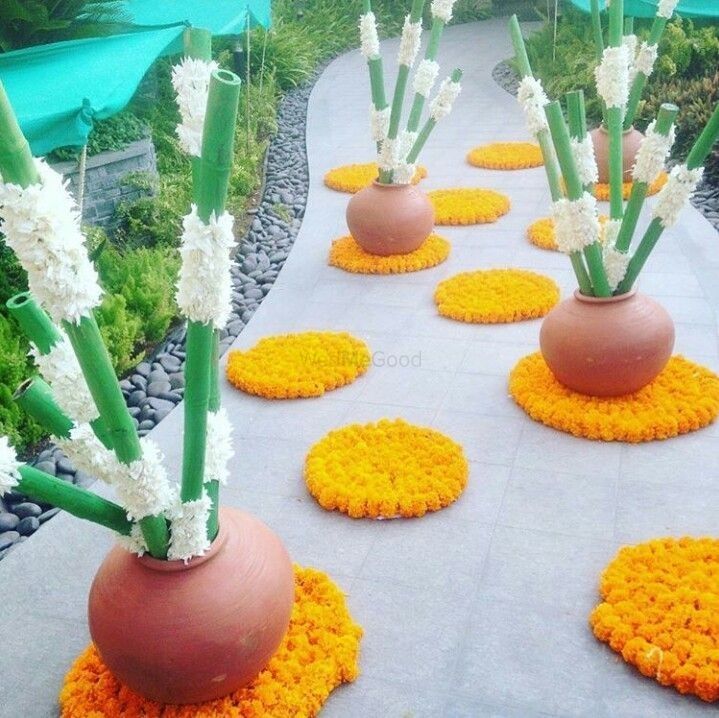 Photo From HALDI STAGE - By G.S. FLOWER EVENT