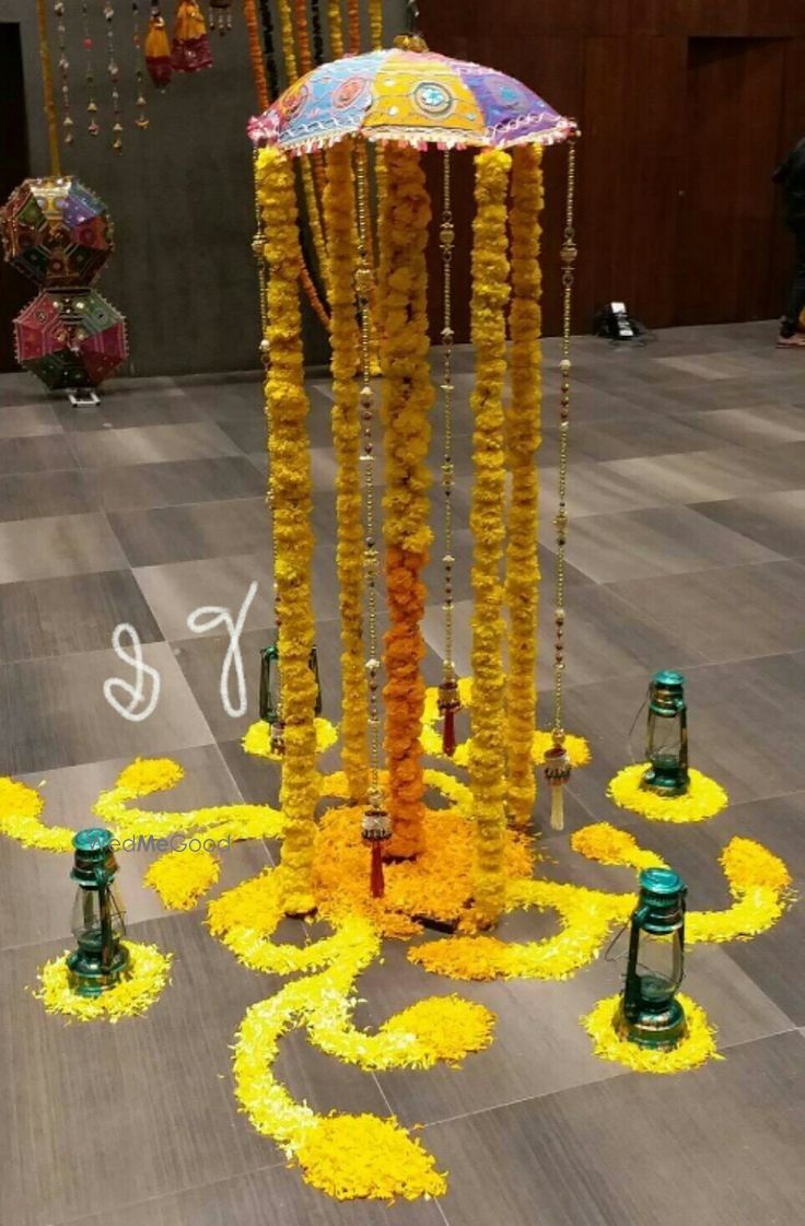 Photo From HALDI STAGE - By G.S. FLOWER EVENT