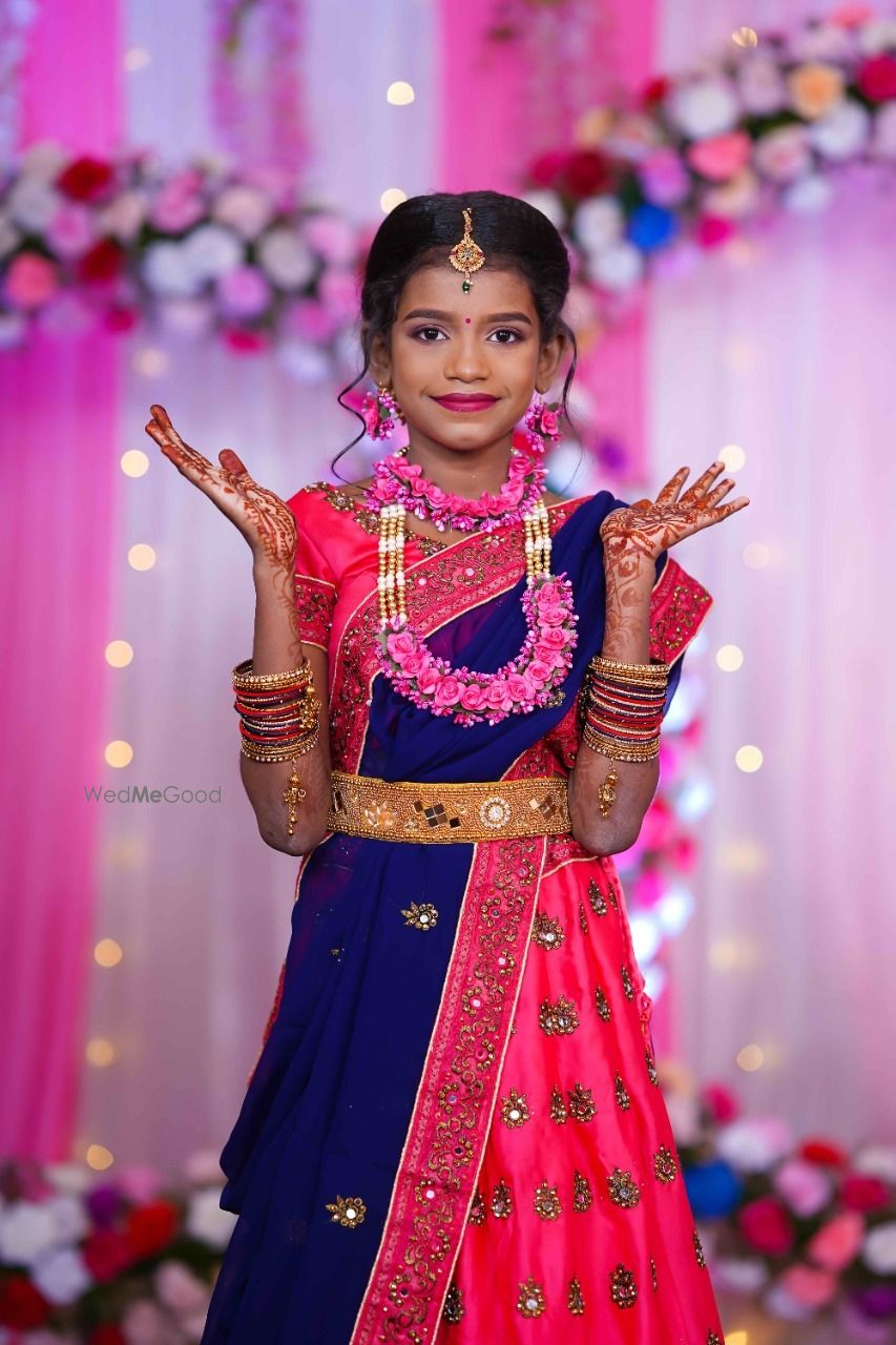 Photo From Harshitha's Half saree function day - By Bridal Makeup by Sharmilaa