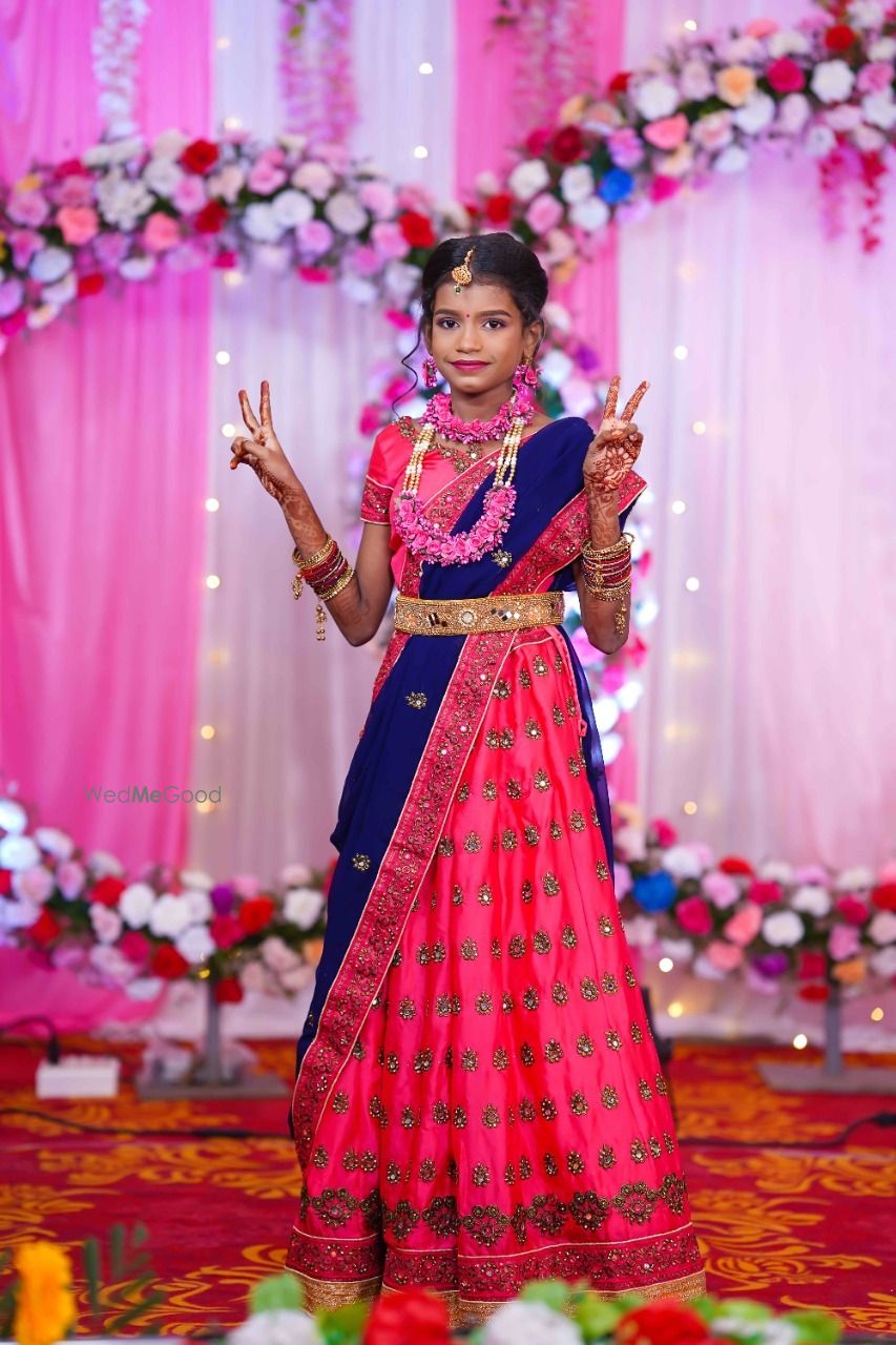 Photo From Harshitha's Half saree function day - By Bridal Makeup by Sharmilaa