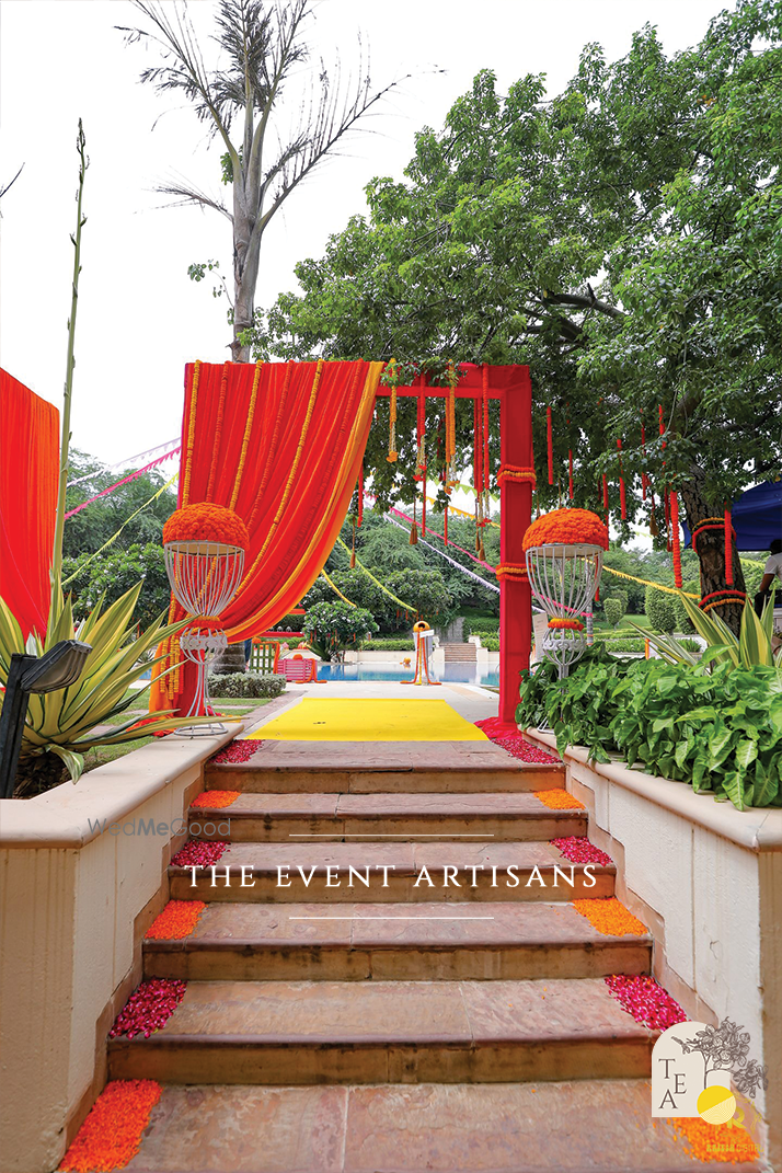 Photo From Haldi & Mehendi by the Pool - By The Event Artisans