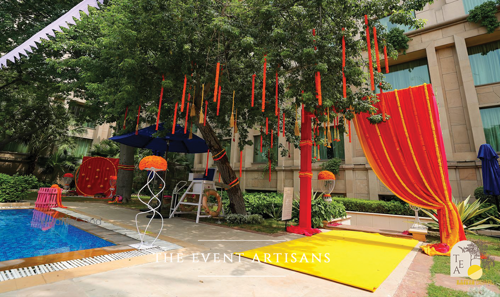 Photo From Haldi & Mehendi by the Pool - By The Event Artisans