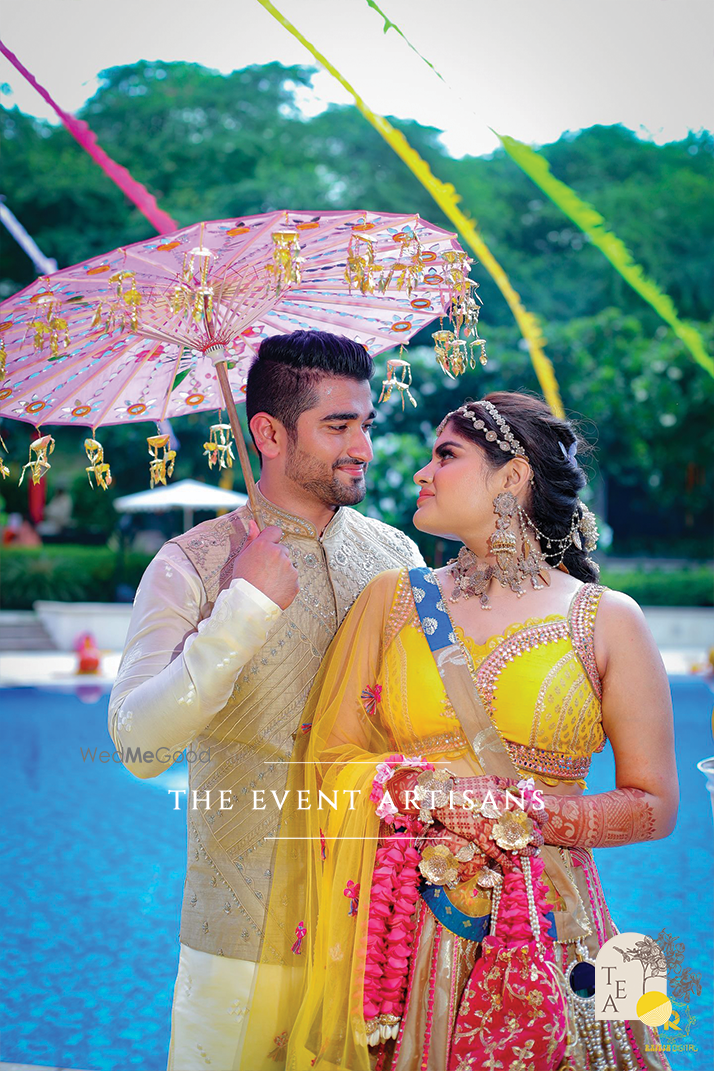 Photo From Haldi & Mehendi by the Pool - By The Event Artisans