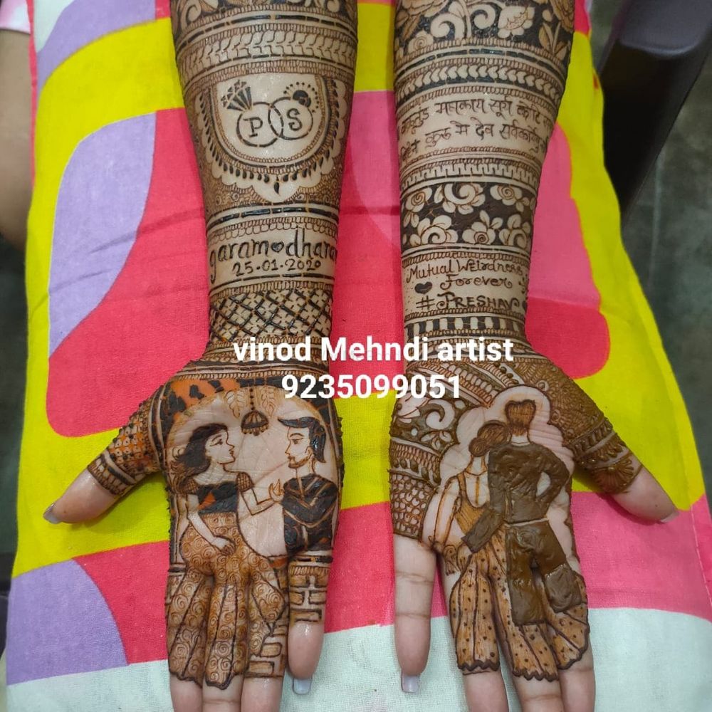 Photo From November Latest Work - By Vinod Mehandi Artist