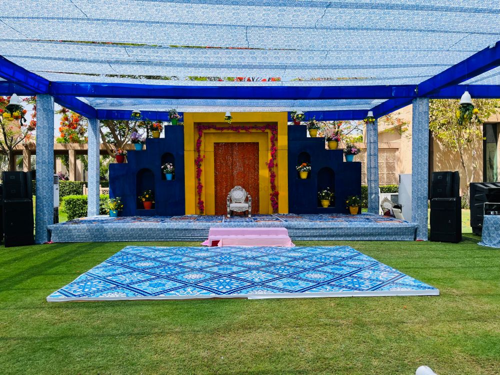 Photo From Itc welcome pool side garden mehndi  - By New Rankawat Tent House