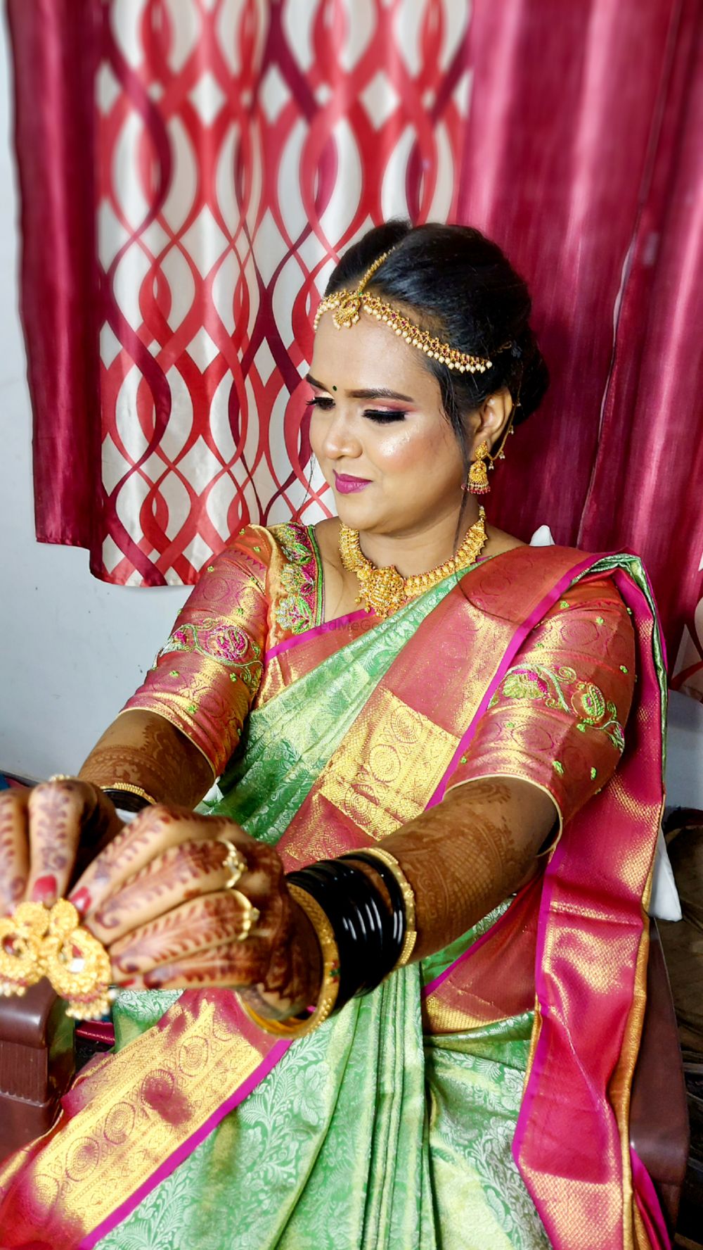 Photo From Chaitra's wedding - By Makeup by Yashaswini