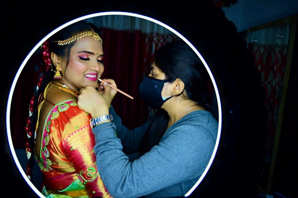 Photo From Chaitra's wedding - By Makeup by Yashaswini