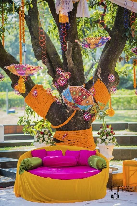 Photo From Haldi Decoration - By Gauri Greens