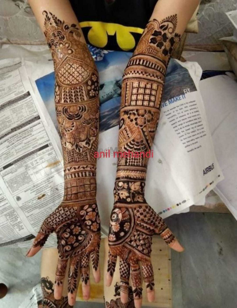 Photo From Bridal Face Mehndi - By Anil Mehendi Art