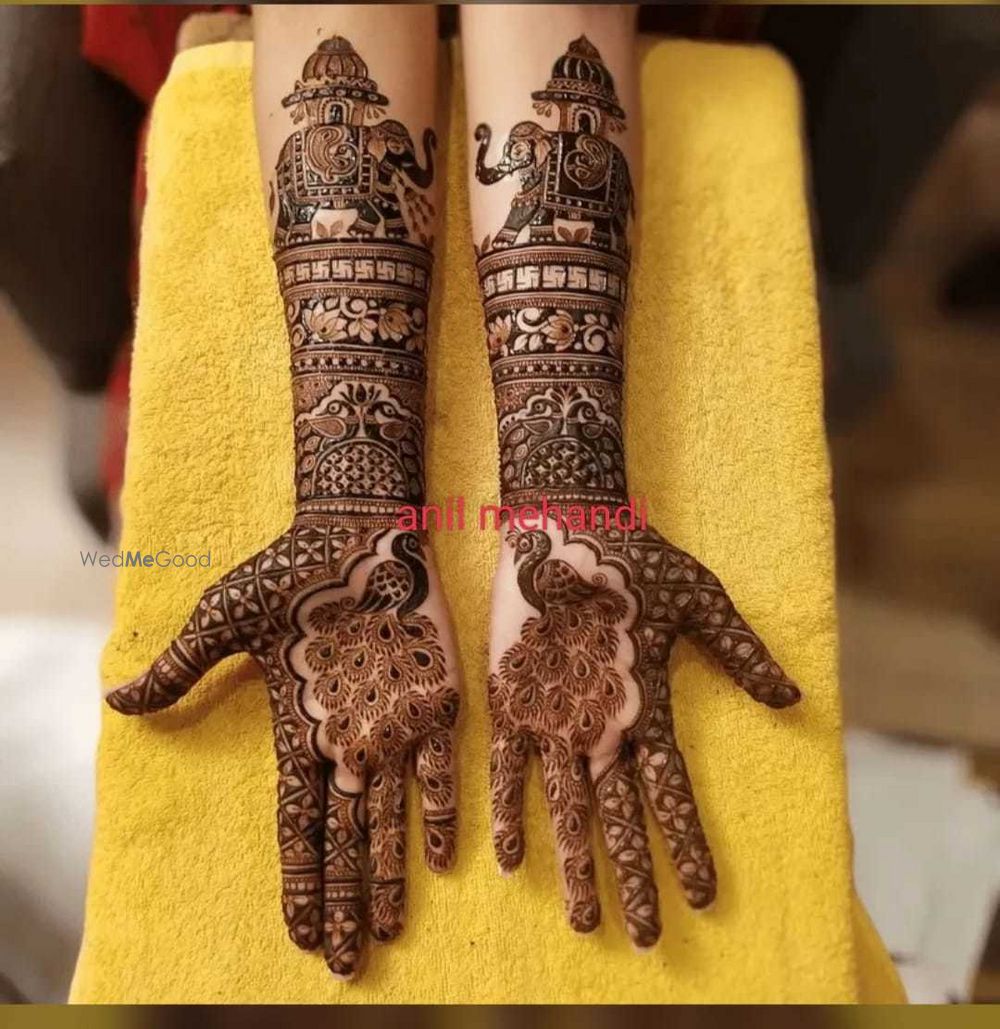 Photo From Bridal Face Mehndi - By Anil Mehendi Art