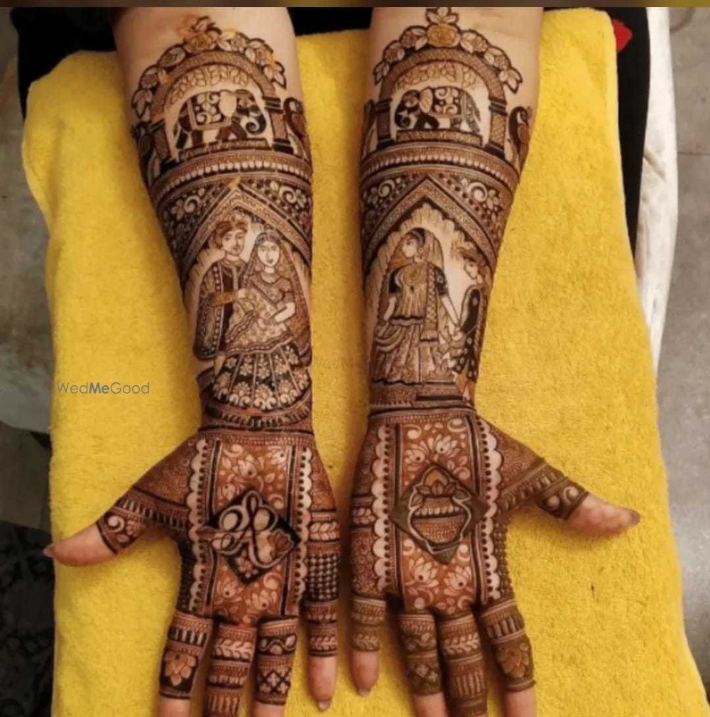 Photo From Bridal Face Mehndi - By Anil Mehendi Art