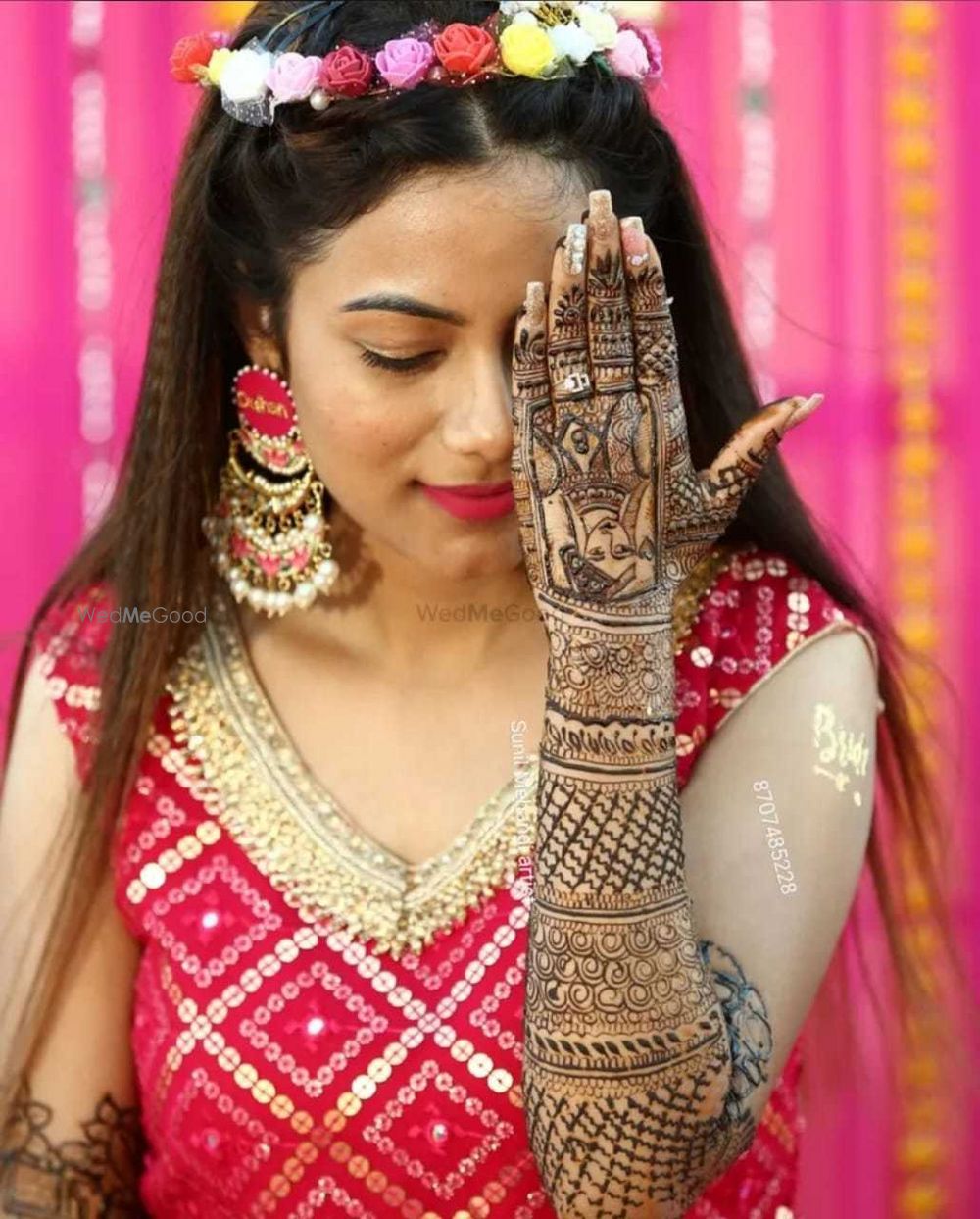 Photo From Bridal Face Mehndi - By Anil Mehendi Art