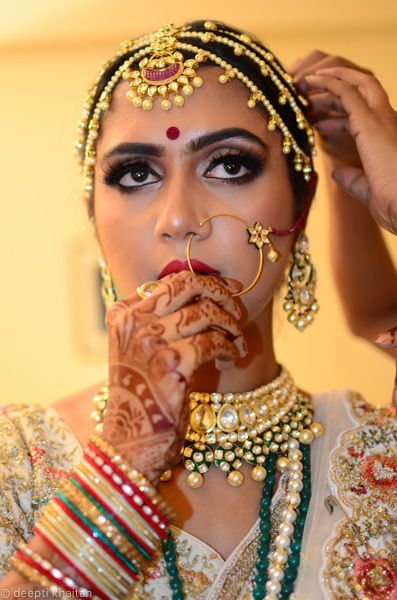 Photo From Sadhvi's wedding - By Deepti Khaitan Makeup