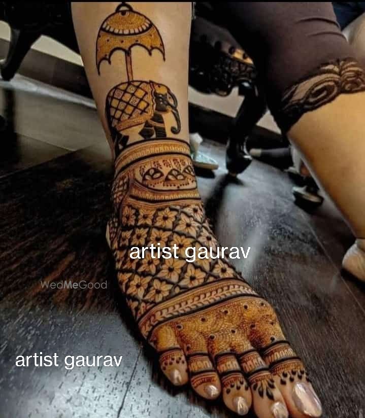 Photo From Bridal feet design - By Gaurav Mehendi Artist