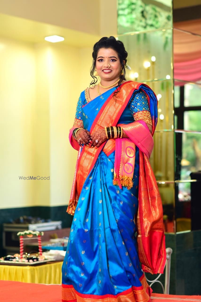 Photo From Maharashtrian Bride makeover - By Makeupartistic