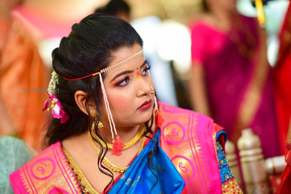 Photo From Maharashtrian Bride makeover - By Makeupartistic