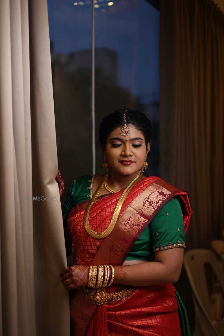 Photo From Srividhya's Engagement - By Bridal Makeup by Sharmilaa