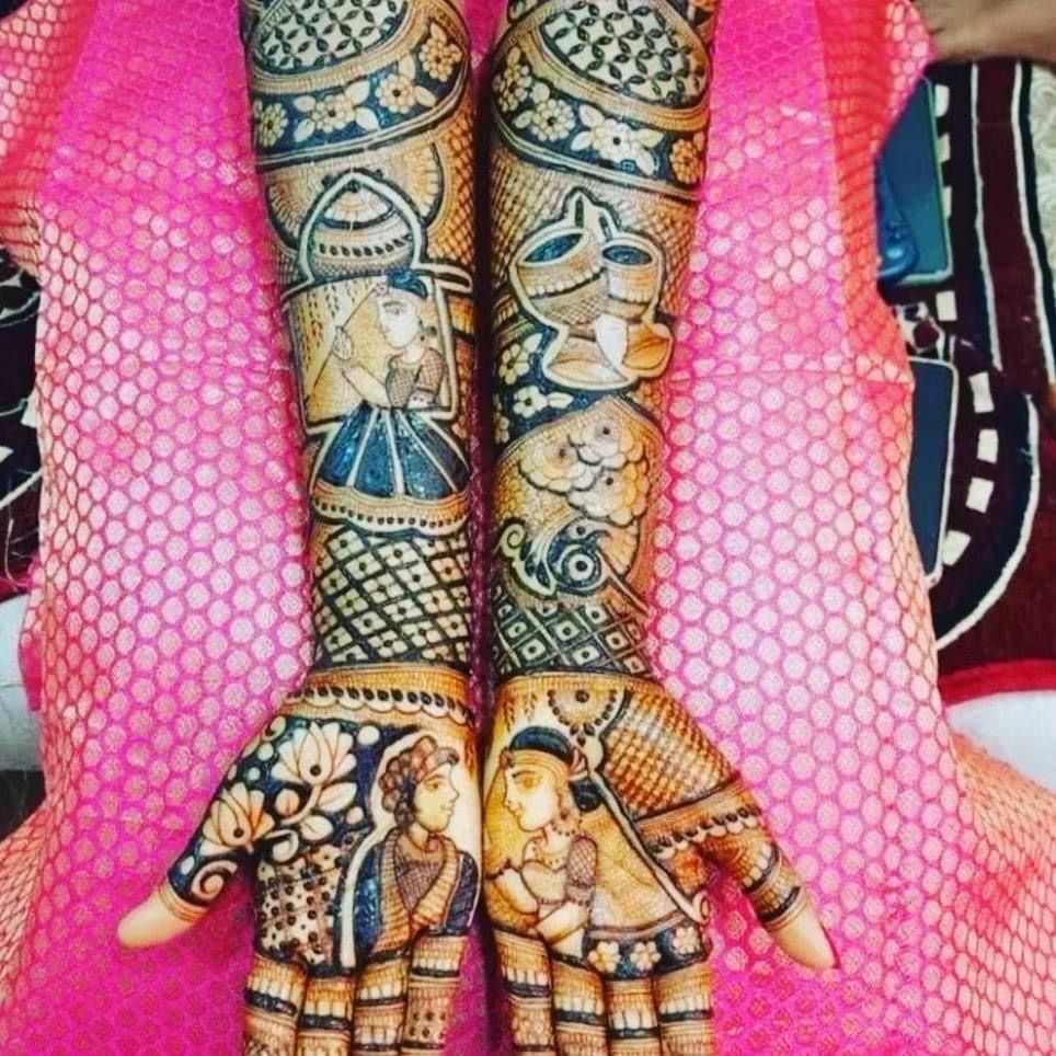 Photo From Bridal Mehandi - By Dhiru Mehandi Art