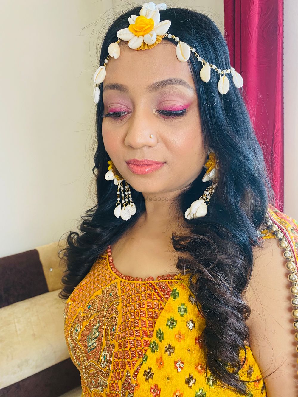 Photo From Nimisha 's Mehndi and Haldi makeup - By Shalini Makeovers