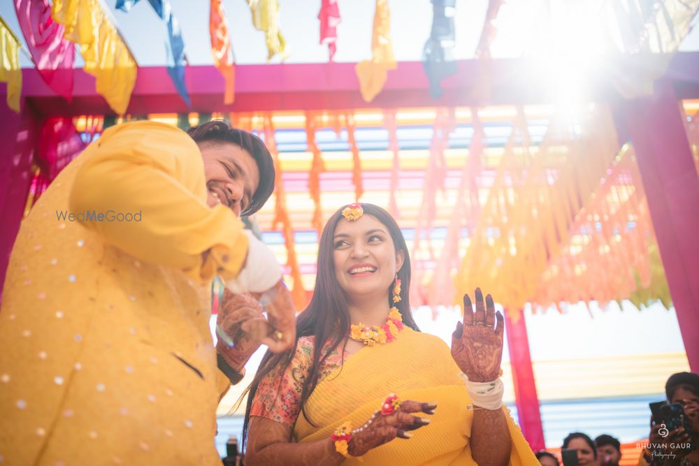 Photo From Harshita & Anant: Haldi - By Bhuvan Gaur Photography