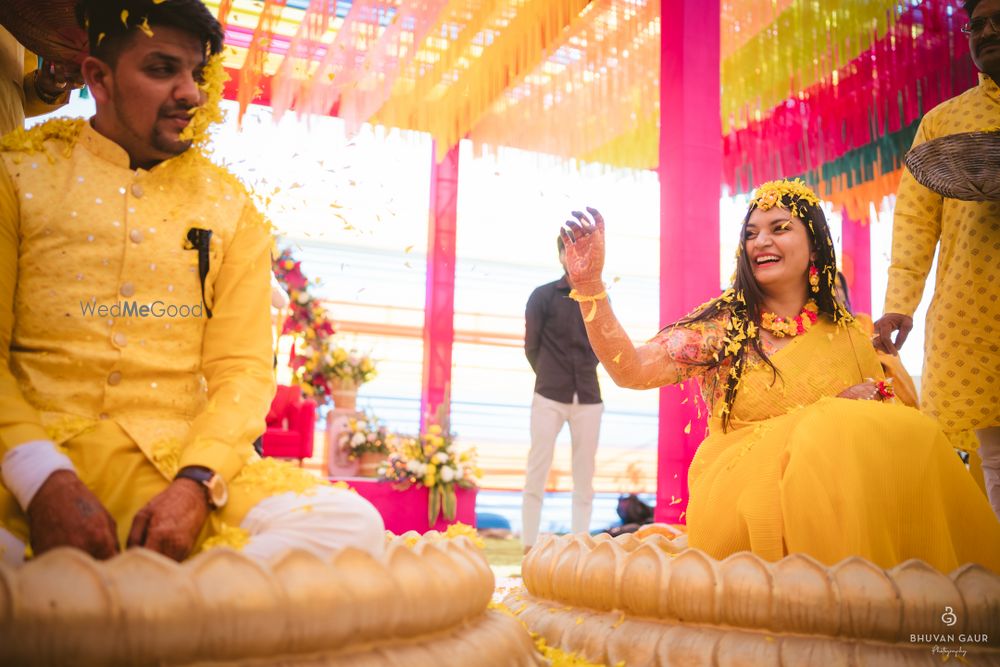 Photo From Harshita & Anant: Haldi - By Bhuvan Gaur Photography