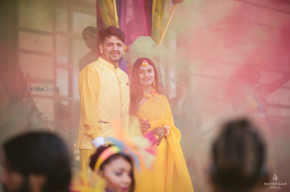 Photo From Harshita & Anant: Haldi - By Bhuvan Gaur Photography