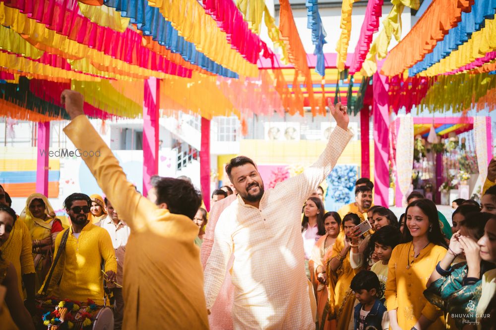 Photo From Harshita & Anant: Haldi - By Bhuvan Gaur Photography