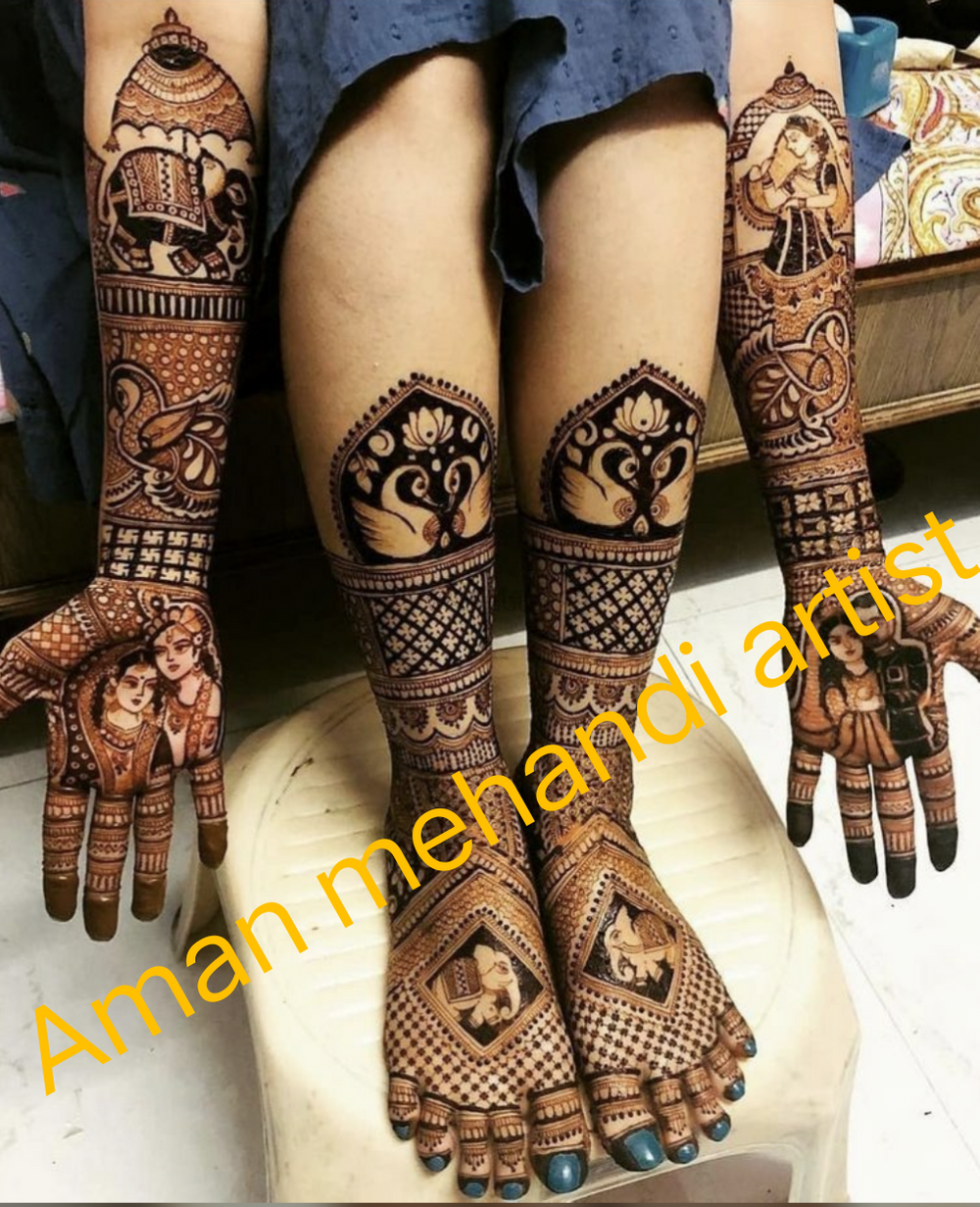 Photo From Special Bridal Mehndi - By Aman Mehandi Artist