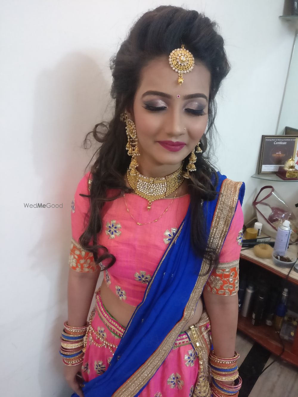 Photo From Gujarati engagement bridal - By Rupa and Krupa Bridal Makeup Artist