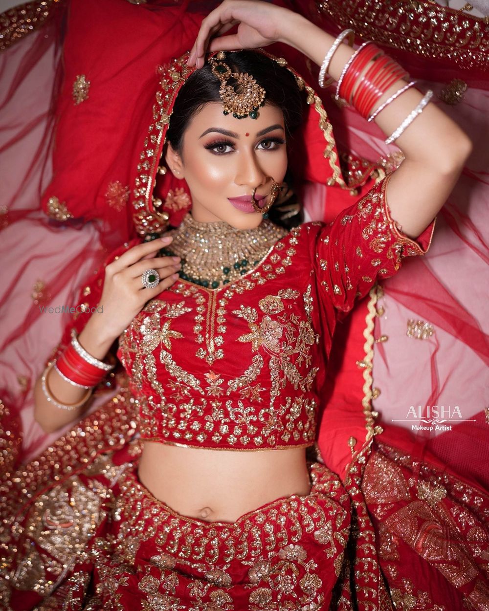 Photo From Lehnga Look - By Alisha Makeup Artist & Hairstylist