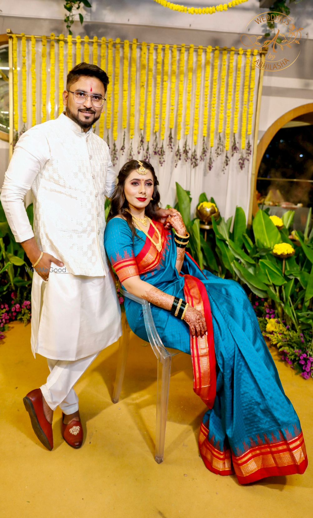 Photo From Akshata - Vaibhav Traditional Engagement  - By Weddings by Abhilasha