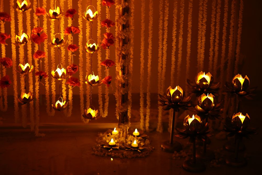Photo From Intimate Wedding Decor at your home - Lotus theme - By Memorabilis Decor