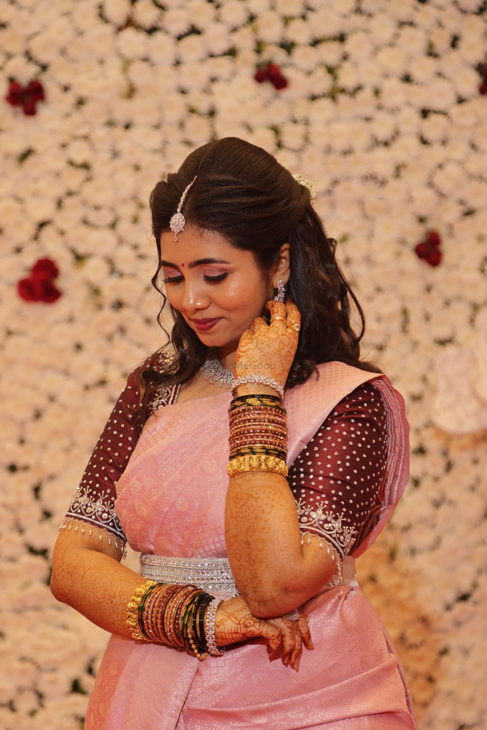 Photo From Bhavya's wedding - By Makeovers by Ranjana Venkatesh