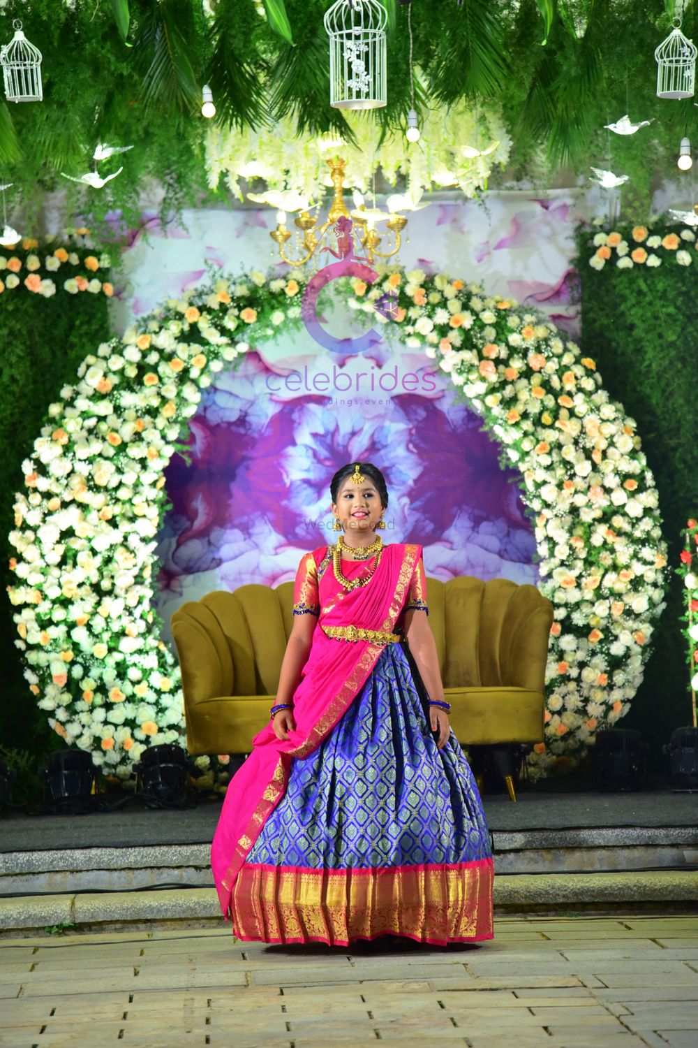 Photo From HalfSaree Ceremony Decoration - By Celebrides Weddings and Events