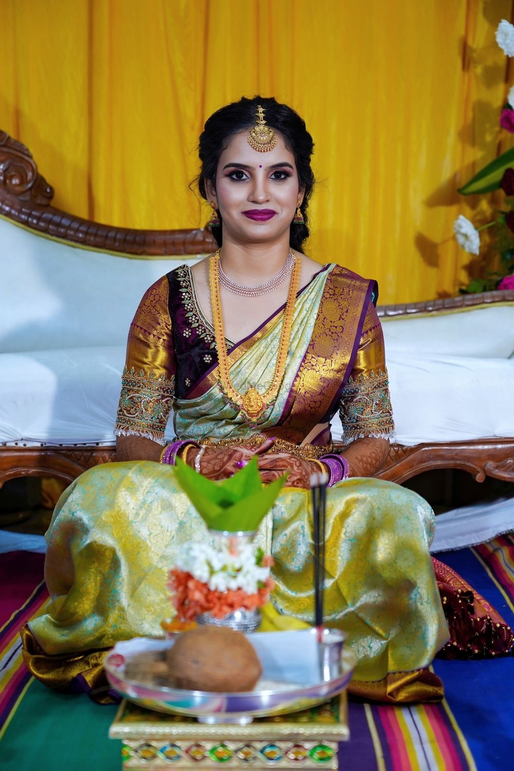 Photo From CHAITRA FOR ENGAGEMENT  - By Makeup and Hair by Teju