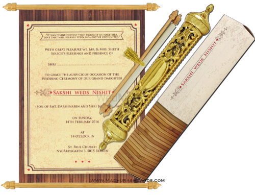 Photo From Customized Scroll Invitations - By Madhurash Cards