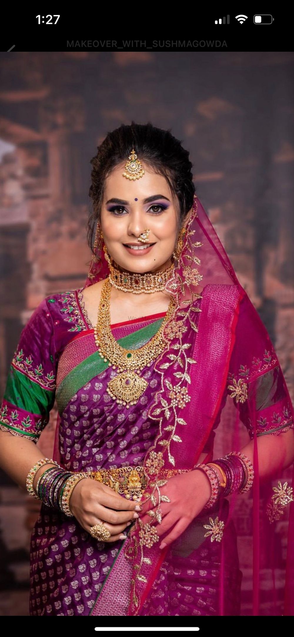 Photo From bridal abhijna look - By Makeover with Sushma Gowda
