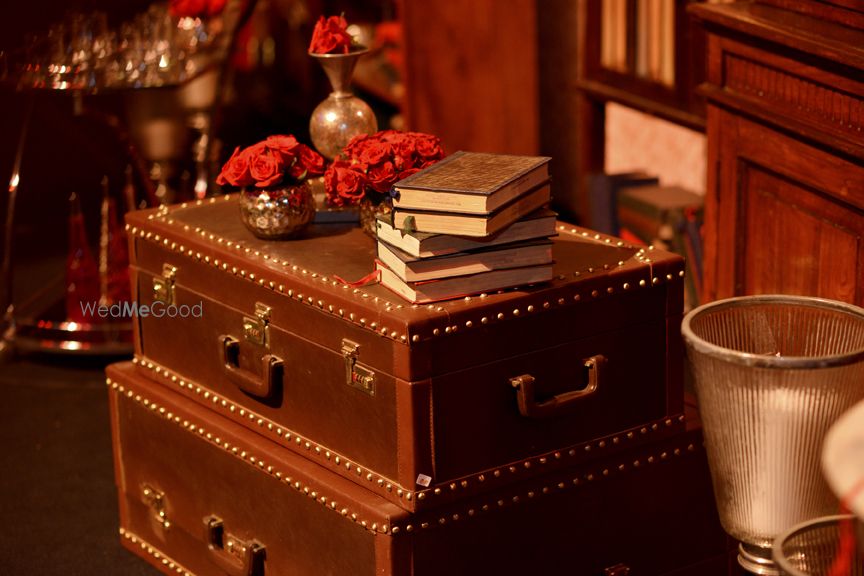 Photo of Trunks and books in decor