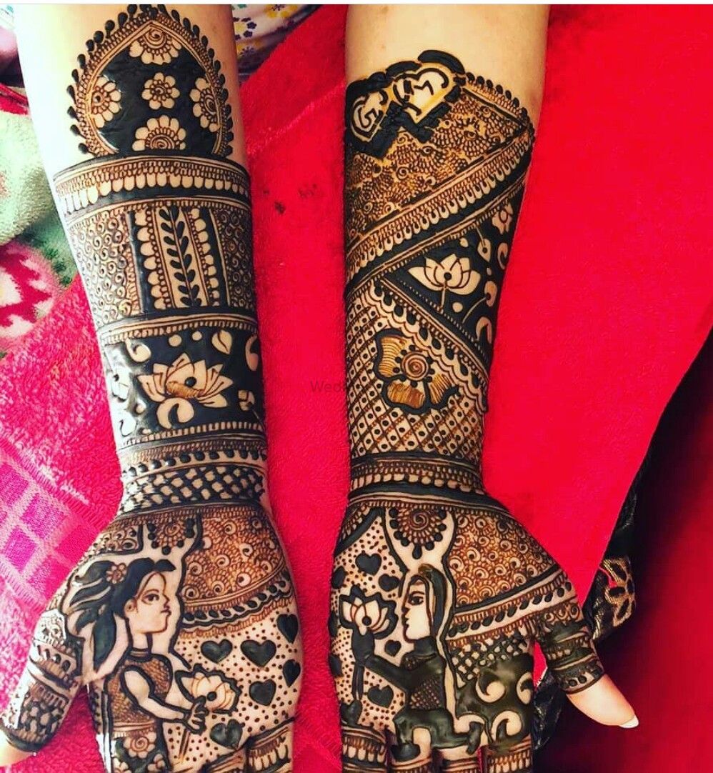 Photo From Mehandi work - By Milan Mehandi Art