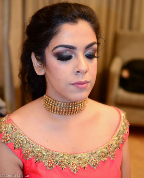 Photo From Arushi's Engagement Makeup - By Deepti Khaitan Makeup