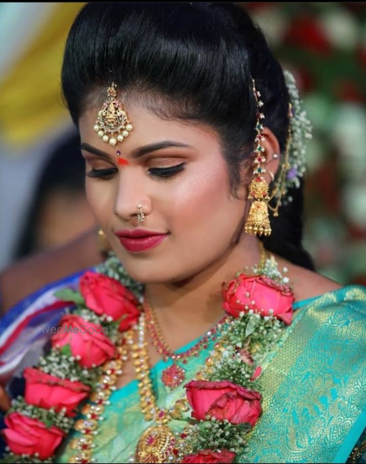 Photo From bride's looks from South India - By Beautybyabhi Makeovers