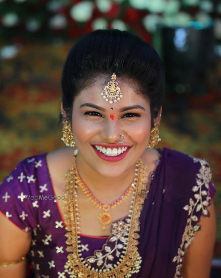 Photo From bride's looks from South India - By Beautybyabhi Makeovers