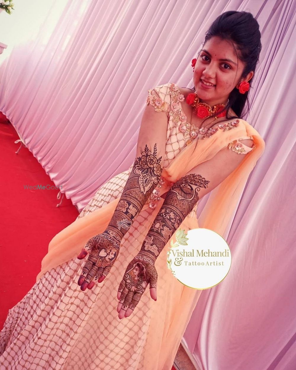 Photo From Bridal Mehandi Design - By Vishal Mehandi Artist