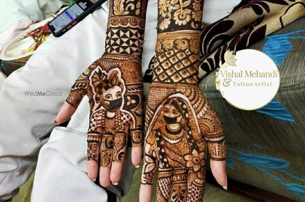 Photo From Bridal Mehandi Design - By Vishal Mehandi Artist